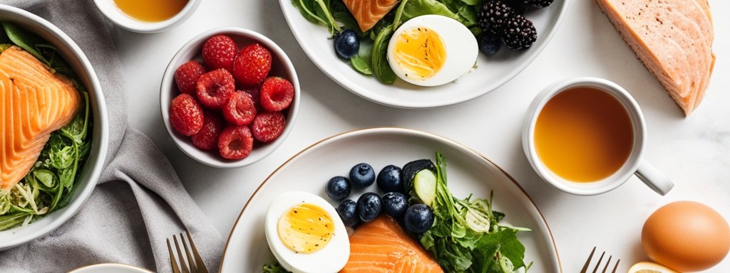 A spread of pregnancy-safe foods