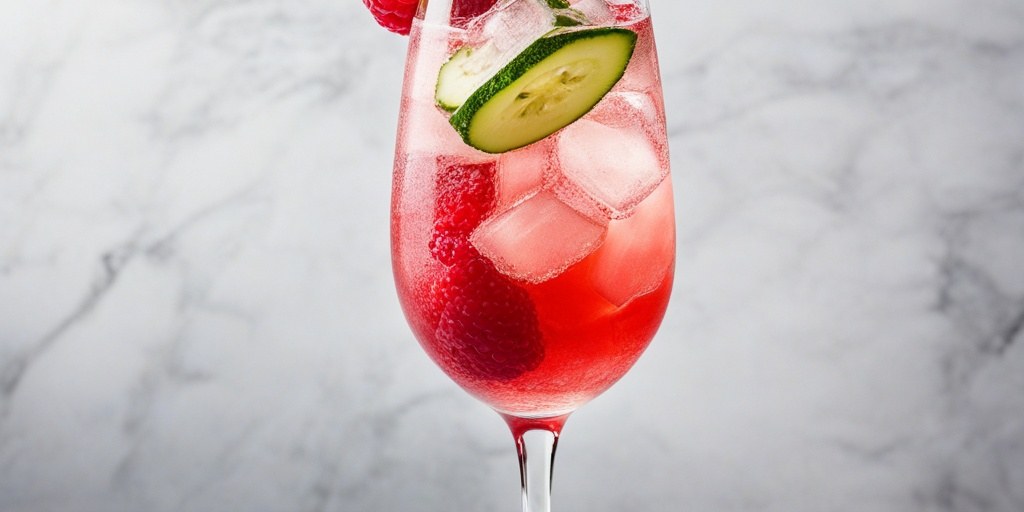 Elderflower & Raspberry Spritz