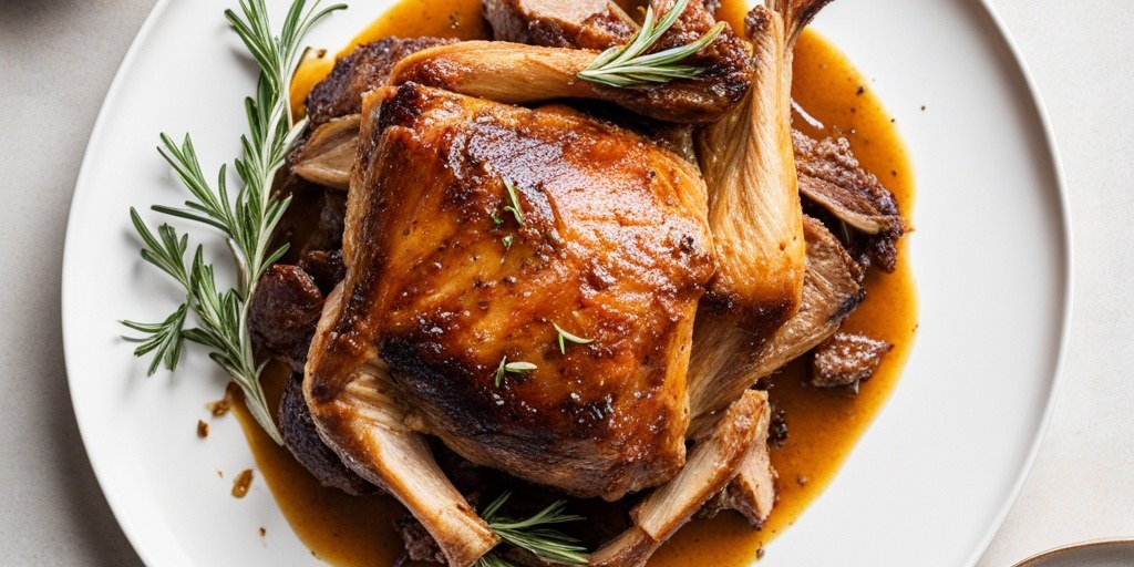 Slow-roast lamb shoulder